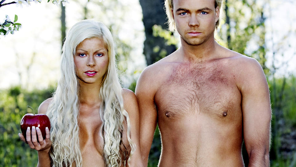 �RETS VINNERE: Carl og Tine fra reality-serien Paradise Hotel. Det langt st�rre muligheter for mannlige deltakere enn kvinnelige � oppn� suksess i kj�lvannet av eksponeringen, skriver Enli. Foto: Elisabeth Sperre Alnes