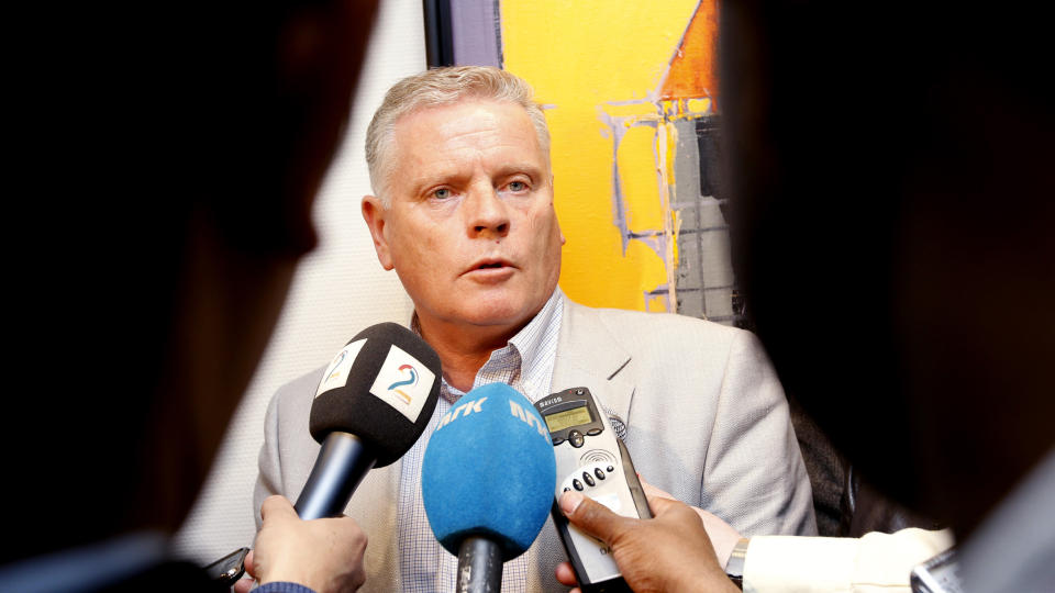 OPPTRAPPING: - Folk vil merke opptrappingen, sier forhandlingsleder Jan Davidsen i LO Kommune. 45 000 kommuneansatte er fra i dag ute i streik.
Foto: Gorm Kallestad / Scanpix .