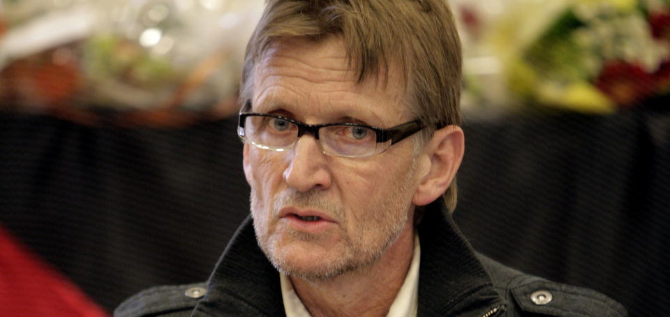 KREVER BOIKOTT: Mads Gilbert (61) avbildet 12. januar p� Gardermoen hvor han nettopp har kommet hjem fra Gaza. Palestinavenn Gilbert fra Troms� og legekollega Erik Fosse var blant de eneste vestlige stemmene i bomberegnet i Gaza. Fra Shifa-sykehuset rapporterer de jevnlig hva de s� og opplevde til millioner av TV-seere i januar 2009. Foto: Geir B�lstad / Dagbladet