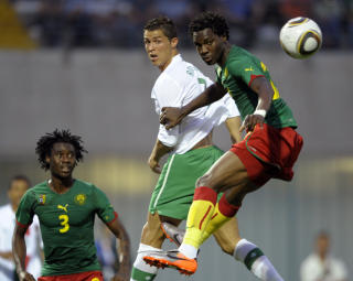 INGEN BOMBE: Men Cristiano Ronaldo er med Portugal til VM i S�r-Afrika. Foto: Miguel Riopa / AFP.