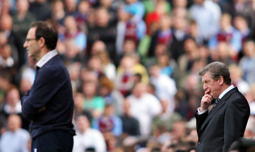 DE TO FAVORITTENE: Martin O'Neill og Roy Hodgson. Foto: AFP PHOTO/Chris Ratcliffe