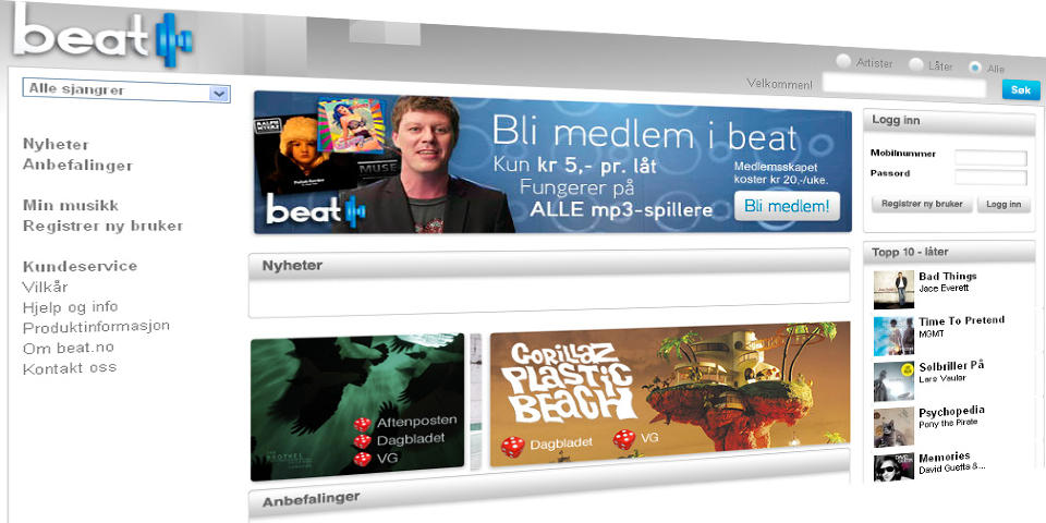 FRONTER: Jan Fredrik Karlsen er frontfigur for Beat.no, en ny norsk nettbutikk for mp3-filer.