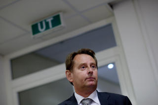 I OSLO I KVELD: Meklingsmann Dag Nafstad. Foto: Stian Lysberg Solum / SCANPIX