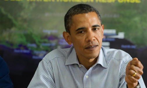 VIL HA SVAR: President Barack Obama krever klarere svar fra BP. Foto: AFP / Saul LOEB