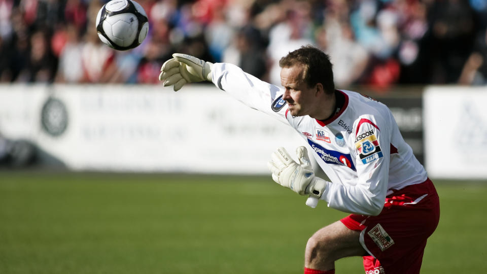 FLYTTER TIL OSLO: Kongsvinger-keeper Thomas Myhre forteller at han mottar ufine replikker av folk. Foto: Marius Torgersrud / Scanpix