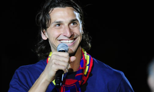 VANT SERIEN OG CHAMPIONS LEAGUE: Zlatan Ibrahimovic betraktes ikke som en kjempesuksess i Barcelona etter overgangen fra Inter i fjor sommer, p� tross av 16 ligam�l for katalanerne. Foto: AP/Manu Fernandez