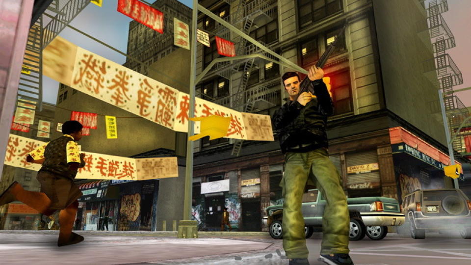 D�RLIG FORSKNING: Det er ikke mulig � konkludere generelt med at voldelige dataspill gj�r barn og unge aggressive, skriver innleggsforfatterne. Illustrasjon fra �Grand Theft Auto III�