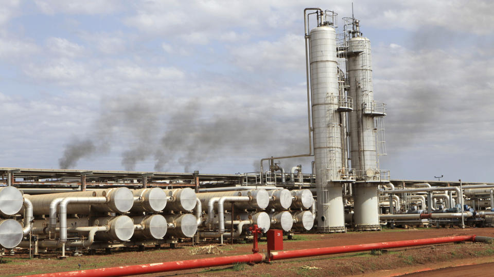 OLJEUTVINNING: Her et anlegg fra Kordofan-regionen s�r i Sudan. Foto: REUTERS