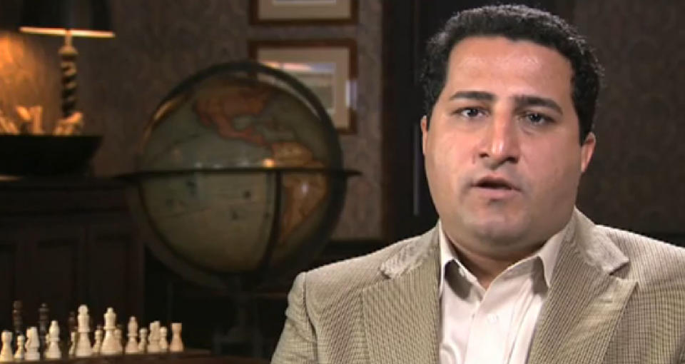 SNAKKER: Shahram Amiri befinner seg i USA, der han enten er frivillig eller kidnappet av CIA. Foto: Youtube