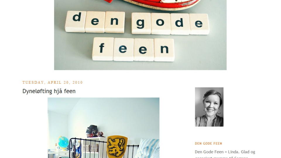 Vinner: Den f�rste kandidaten i Dagbladet S�NDAG og Kul�rs k�ring er klar. Med overlegen seier blir Den Gode Feen dermed den f�rste kandidaten som g�r videre i konkurransen om � bli Norges beste interi�rblogg 2010.