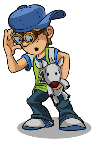 LAGER FACEBOOK-SPILL: Her er et konseptbilde fra det kommende Facebook-spillet 
�Oliver & Spike: Dimensjonshoppere�.