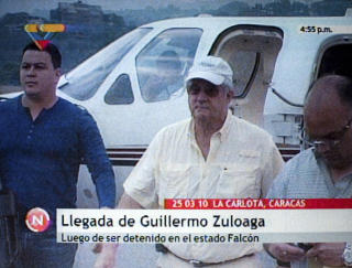 KRITISERTE HUGO: Guillermo Zuloagas forbrytelse er presidentkritikk. Foto: REUTERS/Government