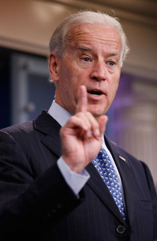 FORBANNET: Visepresident Joe Biden mente Bartons uttalelser var smakl�se. Foto: Chip Somodevilla/Getty Images/AFP/Scanpix
