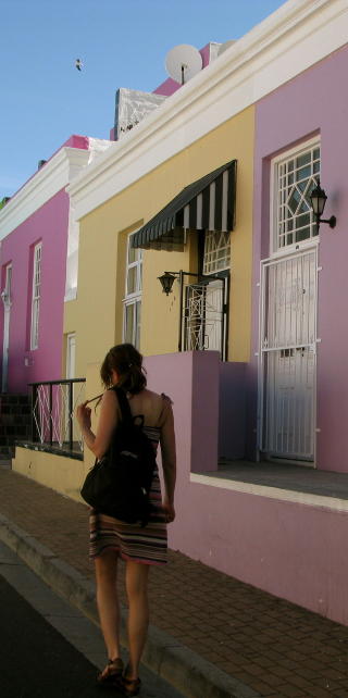 TIL FOTS: Vandre rundt i malay-omr�det Bo-Kaap for en liten smak av Cape Towns historie. 
Foto: ELLEN SOIFE LAURITZEN