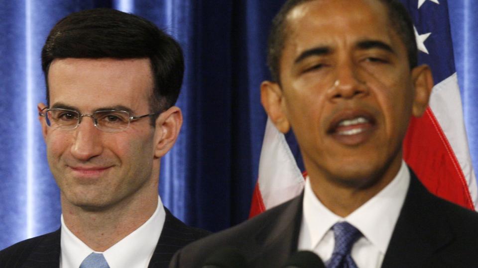 G�R AV: Budsjettsjef Peter Orszag. Foto: AP Photo/Charles Dharapak/Scanpix
