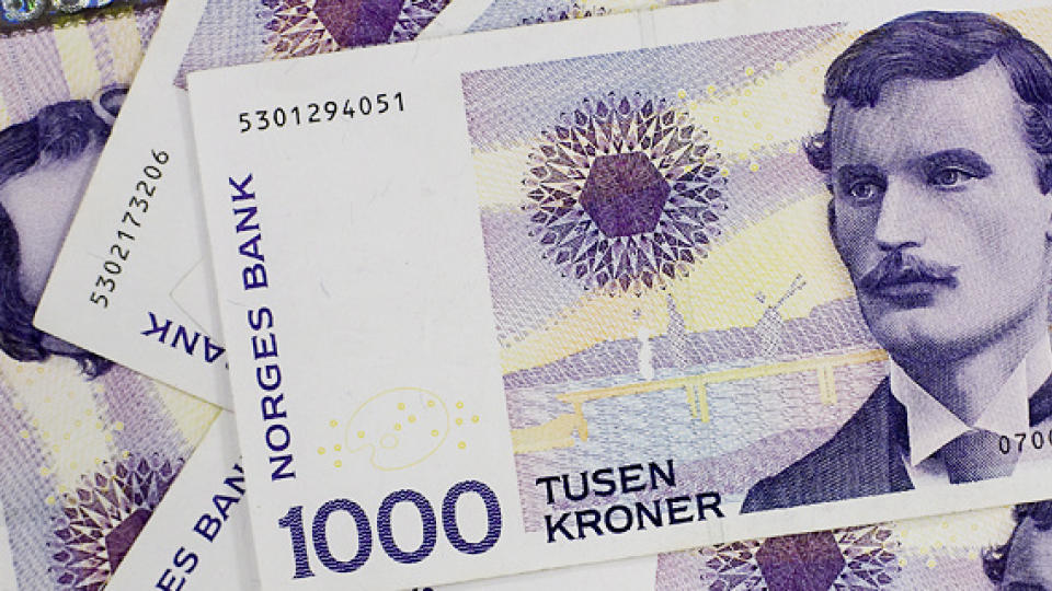 FORSVINNER TROLIG: N� vil ogs� Finansdepartementet bli kvitt tusenkroneseddelen.