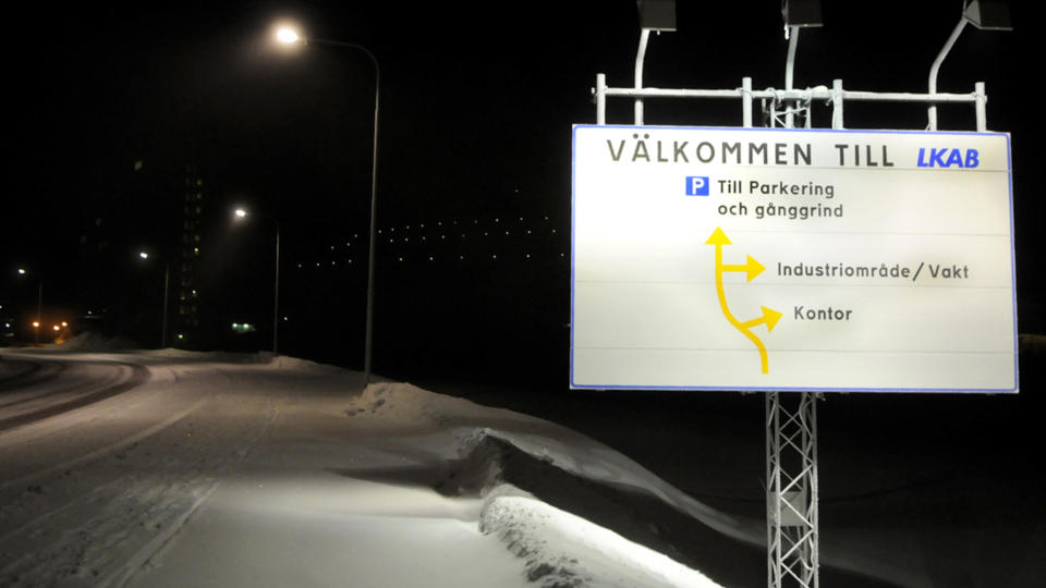 KINESERNE VIL INN: Her LKABs gruve i Kiruna. Foto: Thord Nilsson / SCANPIX SVERIGE