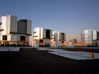 SUPERSTORMEN ble p�vist av astronomer som brukte European Southern Observatory's Very Large Telescope i Chile. Foto: ESO