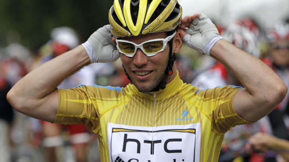 VIL HEVDE SEG: Mark Cavendish mener seg fortsatt robbet av Thor Hushovd for den gr�nne sprinttr�ya i fjor�rets Tour de France. N� er briten revansjesugen. Foto: Marcio Jose Sanchez / AP.
