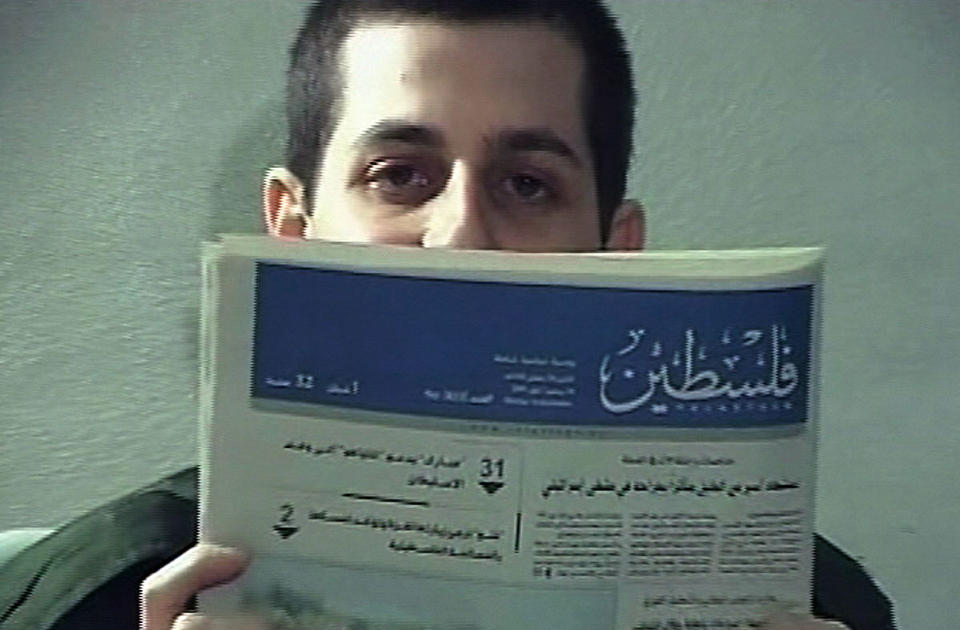 FANGE I FIRE �R: Gilad Shalit ble tatt til fange av Hamas i 2006.