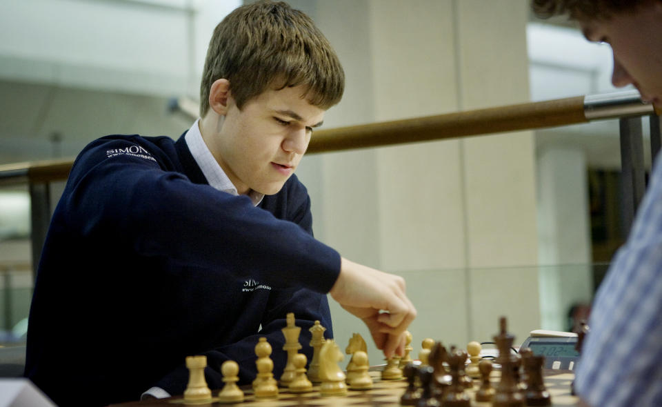 VERDENSENER: Sjakkgeniet Magnus Carlsen er en verdensener proppfull av selvtillit etter � ha vunnet Grand Slam-turneringen i Bazna, Romania.Foto: Jon-Michael Josefsen / Scanpix