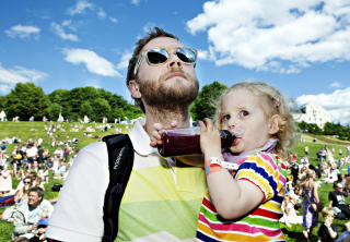 EMO: Pappa er r�rt, og strever med � skjule det. Foto: Nina Hansen / Dagbladet