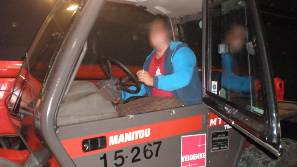 �MORTEN� BAK RATTET: Med tyvl�nte n�kler og promille. Foto: Privat