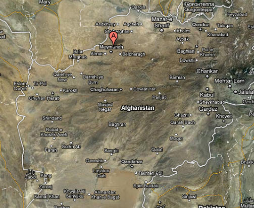I NORDVEST: Eksplosjonen skjedde i Faryab-provinsen.