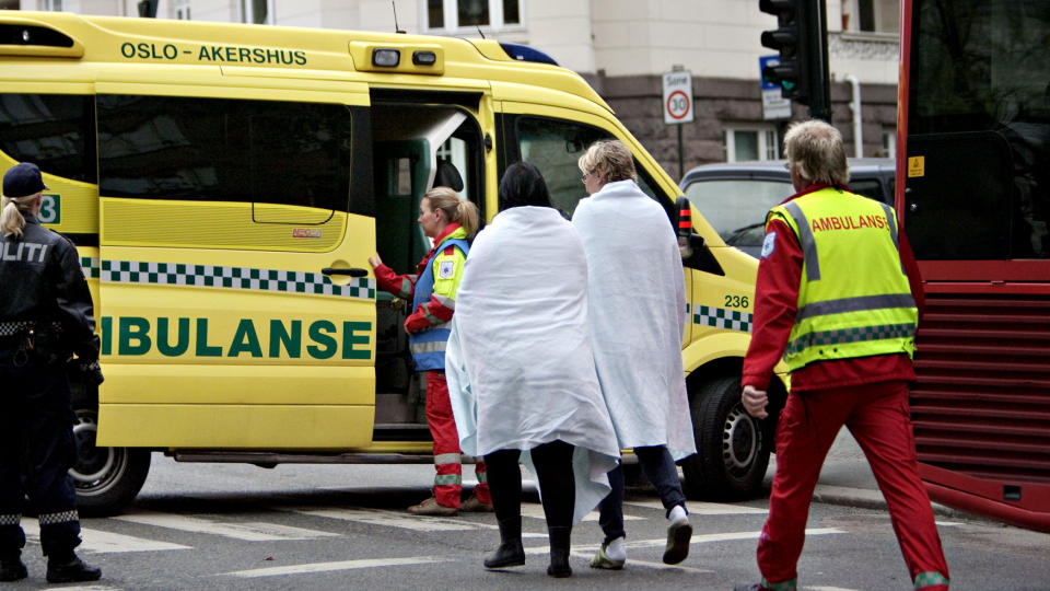 STREIK.  Ambulansepersonale har blant yrkesgruppene som n� er tatt ut i streik.  Foto: Torbj�rn Gr�nning / Dagbladet