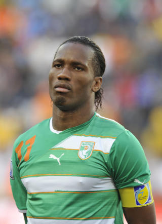 IMPONERTE IKKE: Didier Drogba. Foto: AFP PHOTO / ISSOUF SANOGO