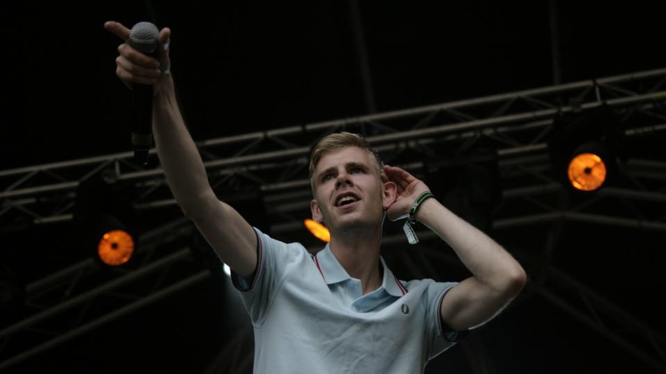 Lars Vaular: H�r, h�r! Vaular blir bare bedre og bedre p� scenen. FOTO: EIVIND KRISTENSEN/DAGBLADET