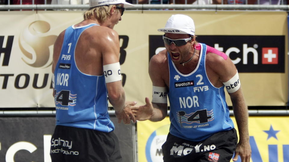 HISTORISK AVANSEMENT: Skarlund og Spinnangr st�r for den beste norske innsatsen noensinne i Stavanger. S�ndag venter tyske Klemperer / Koren i finalen. Foto: SCANPIX.