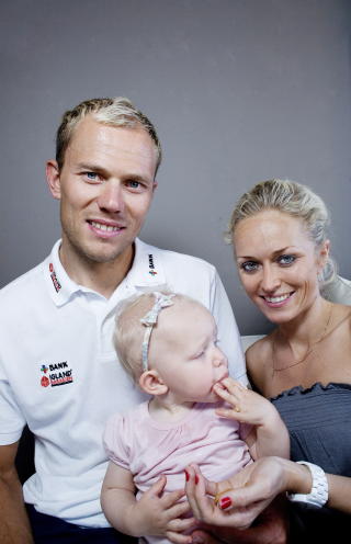 Pappa: Thor Hushovd og kona Susanne ble foreldre til lille Isabel i 2009.