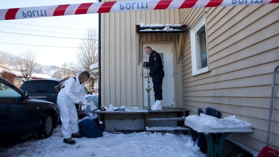 �STEDET: Fra denne adressen ringte 40-�ringen selv til politiet og fortalte at han hadde skadet den 30 �r gamle kvinnen. Foto: Torbj�rn Berg