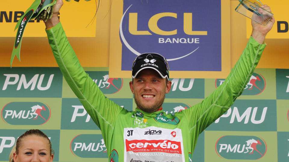 I ST�TET: Thor Hushovd er trygg p� at g�rsdagens sier ikke blir den siste i �rets tour, og ser ikke bort fra seier i dag ogs�. Foto: AP