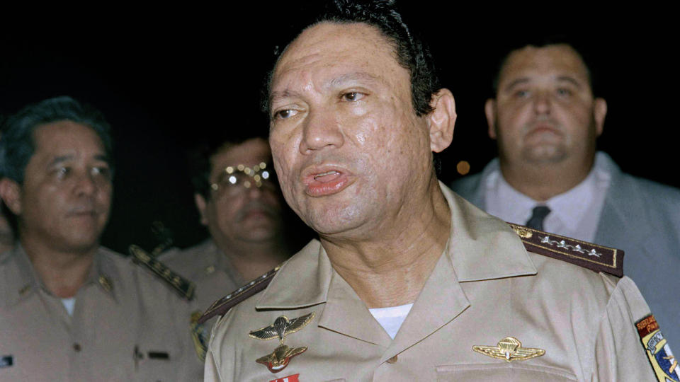 HVITVASKING:  Manuel Noriega er d�mt for � ha hvitvasket rundt 18 millioner kroner. Foto: AP Photo/Scanpix