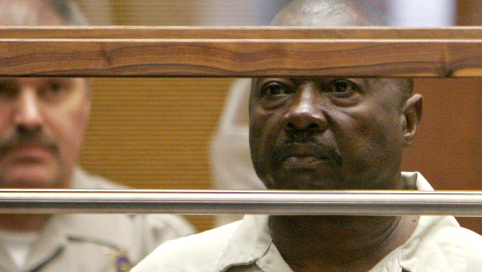 KAN V�RE CALIFORNIAS VERSTE SERIEMORDER:  Lonnie David Franklin Jr. m�tte i retten i g�r, siktet for ti drap og ett drapsfors�k.  Foto: SCANPIX/REUTERS/Al Seib/Pool