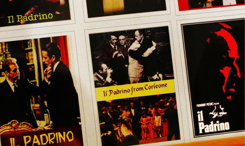 ORGINAL PLAKAT: FREDAG dro til landsbyen Corleone p� Sicilia som har gitt verden tre gigantfilmer og noen av virkelighetens mest beryktede mafiabosser. Plakat fra filmen Gudfaren.

Foto: Nina Ruud
