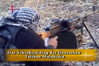 TRUET TYSKLAND: I denne videoen som ble vist i fjor h�st ble trusler mot Tyskland ble fremsatt av IJU, IMU, al-Qaida og Taliban. Foto: EPA/INTELCENTER