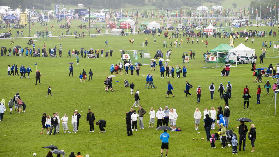 FOTBALLFEST: En uke hvert �r arrangeres verdens st�rste fotballturnering p� Ekebergsletta.                                  Foto: Thomas Rasmus Skaug / Dagbladet