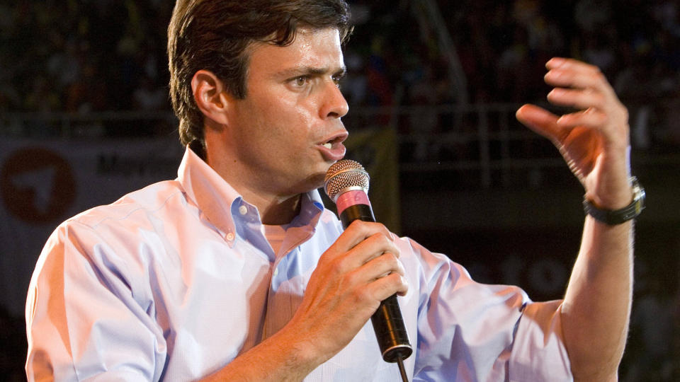 �MANIPULERING MED SANNINGA�: N�r kuppinvolverte Marcel Granier og Leopoldo L�pez fr� Venezuela blir inviterte til Oslo Freedom Forum og hylla som �Voices of Freedom� og �Human Rights Heroes�, synest eg norske skattebetalarar b�r f� vite kven dei er�, skriv Venezuela-ekspert Wenche Hauge. Foto: Scanpix