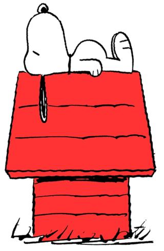 GRUBLER: Snoopy i kjent, tenksom positur.