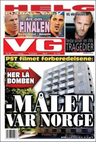 AVVISER VIDEOOVERV�KNING: PST avviser VGs opplysninger om at hysjpolitiet videooverv�ket den antatte hovedmannens leilighet. (Faksimile av VG, 10.07.2010)