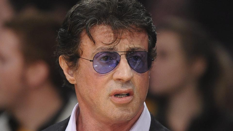 STUNTSTOPP: Sylvester Stallone har blitt for gammel til � gj�re sine egne stunts. Foto: SCANPIX/ EPA/PAUL BUCK