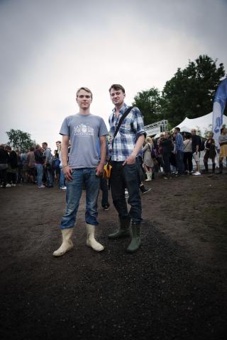 FORN�YDE: Geir Olav Lehne (29) og Kenneth R�sland (29). Foto: Hilde Mesics Kleven.