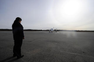 VAASA FLYPLASS: For 70 �r siden var det sj� her. Foto:AFP/OLIVIER MORIN