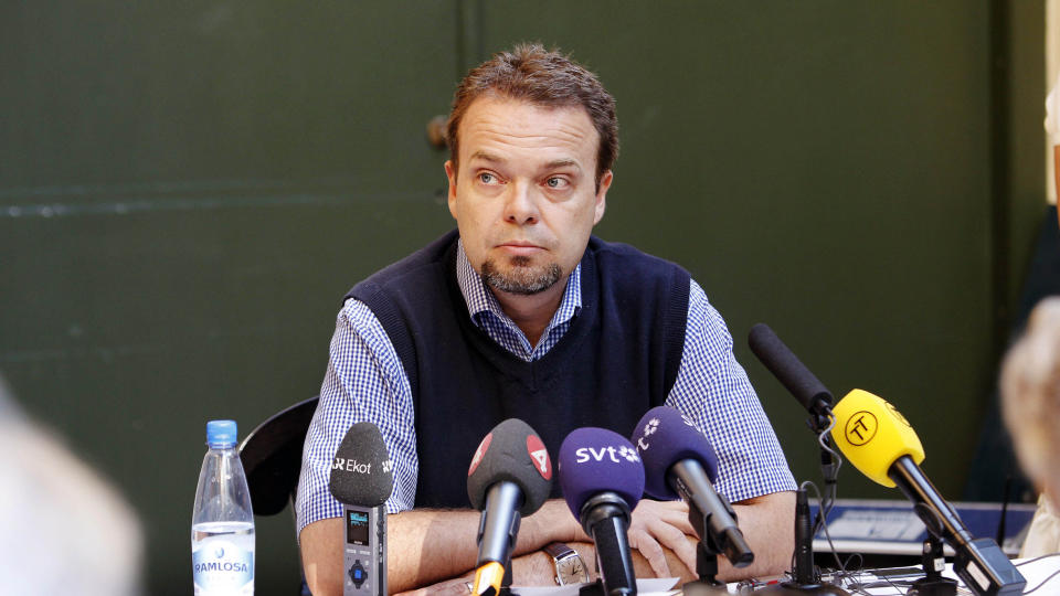 GIKK AV: Den tidligere svenske arbeidsministeren, Sven Otto Littorin, gikk av etter anklager om sexkj�p. N� har to privatpersoner anmeldt avisa Aftonbladet for �rekrenkelse. Foto: Martina Huber/Expressen