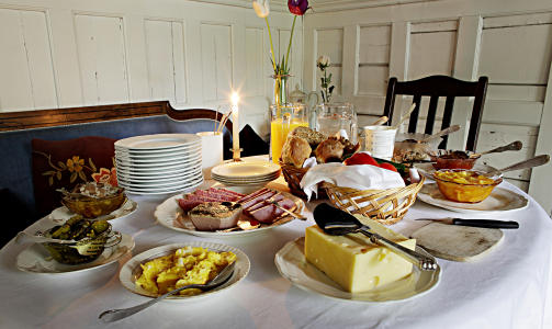 FROKOST: Frokosten er sunn og innbydende.