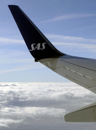  FARLIG N�R:  Et SAS-fly p� vei til Oslo var bare 300 meter unna et Finnair-fly over �stersund 2. juli. ILLUSTRASJONSFOTO.