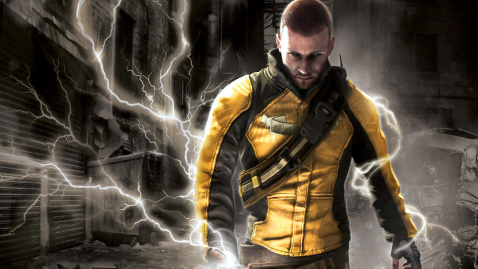 INFAMOUS 2: Slik s� hovedpersonen Cole MacGrath ut i det f�rste Infamous, spillet som ble sluppet til PS3 i fjor sommer (Sucker Punch/SCEE).